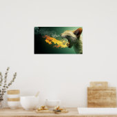 Kat Breedte Poster (Keuken)