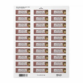 Kat Brick Wandachtergrondlabel Etiket (Full Sheet)