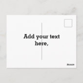 Kat Briefkaart (Achterkant)