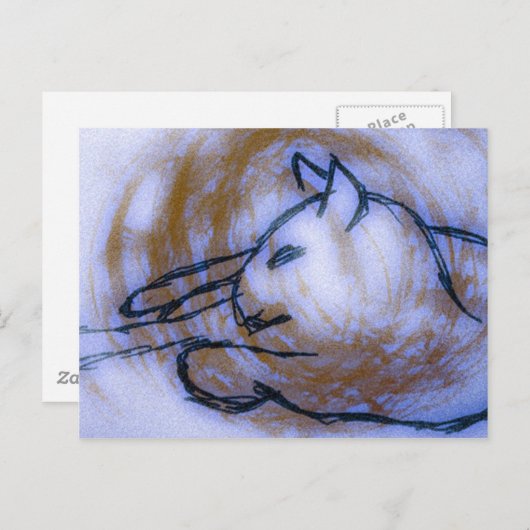 Kat Briefkaart (Voorkant / Achterkant)