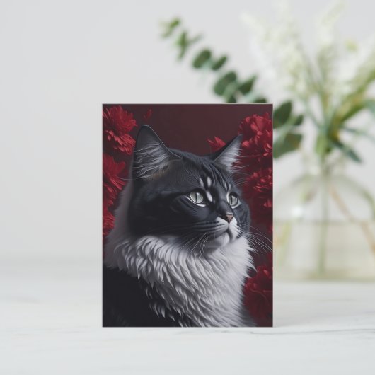 kat briefkaart (Staand voorkant)