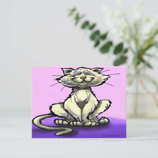 Kat Briefkaart (Staand voorkant)
