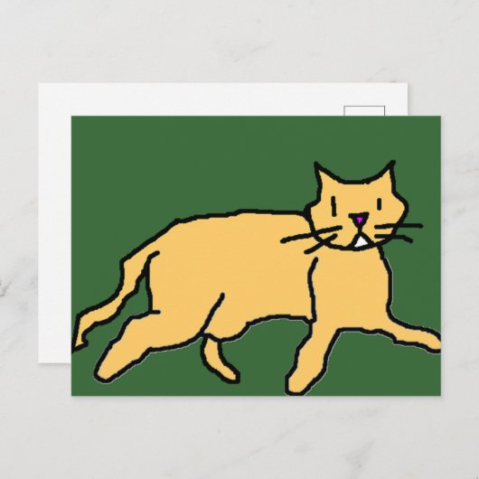 Kat Briefkaart (Voorkant / Achterkant)