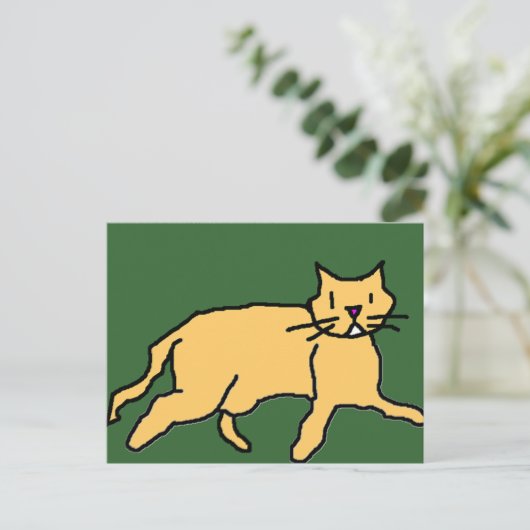 Kat Briefkaart (Staand voorkant)