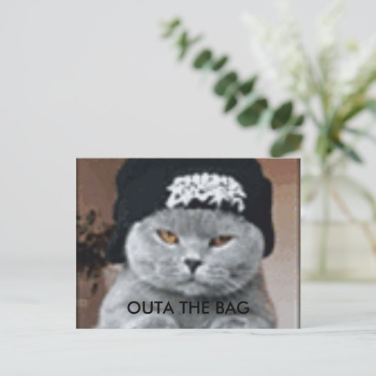 KAT BRIEFKAART (Staand voorkant)