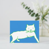 Kat briefkaart (Staand voorkant)