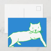 Kat briefkaart (Voorkant / Achterkant)