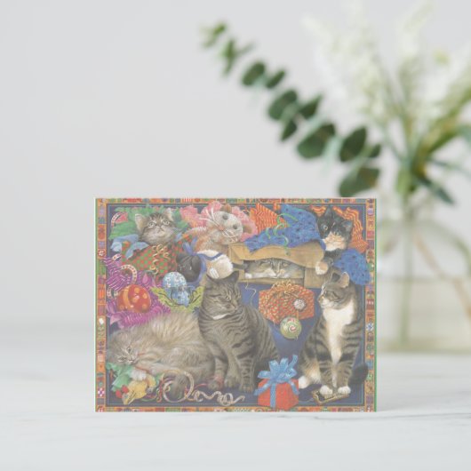 Kat Briefkaart (Staand voorkant)