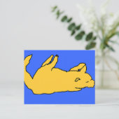 Kat briefkaart (Staand voorkant)