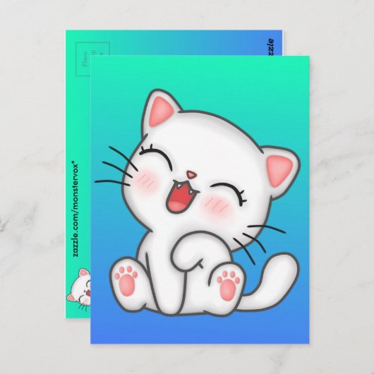 Kat Briefkaart (Voorkant / Achterkant)