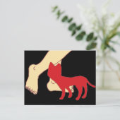 Kat Briefkaart (Staand voorkant)