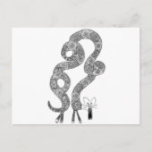 kat briefkaart (Voorkant)