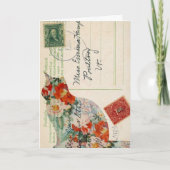  Kat Briefkaart Digitale Kunst, Verjaardag (Voorkant)