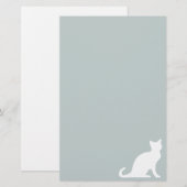 Kat briefpapier briefhoofd (Voorkant / Achterkant)