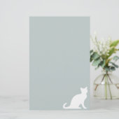 Kat briefpapier briefhoofd (Staand voorkant)
