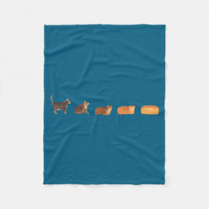 Kat brood brood evolutie grappige kat moeder cute fleece deken
