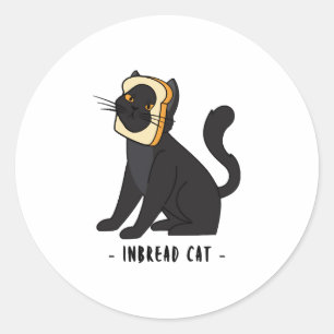 Kat Brood Katten Kat Brood Ronde Sticker