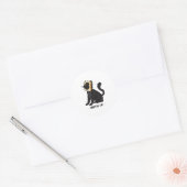 Kat Brood Katten Kat Brood Ronde Sticker (Envelop)