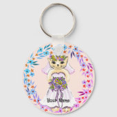 Kat Bruid Sleutelhanger (Voorkant)