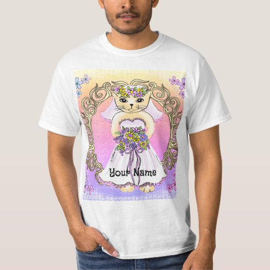 Kat Bruid T-shirt (Voorkant)