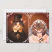 Kat-bruiloft Kaart (Voorkant)