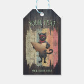 Kat Buccaneer's Sunset Quest Cadeaulabel (Voorkant)