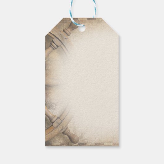 Kat Buccaneer's Sunset Quest Cadeaulabel (Achterkant)