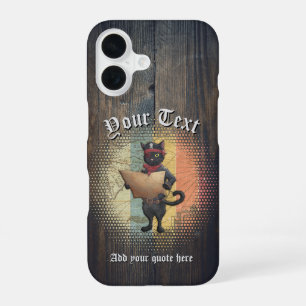 Kat Buccaneer's Sunset Quest iPhone 16 Hoesje