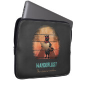 Kat Buccaneer's Sunset Quest Laptop Sleeve (Voorkant Rechts)