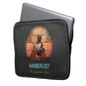 Kat Buccaneer's Sunset Quest Laptop Sleeve (Voorkant Links)