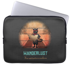 Kat Buccaneer's Sunset Quest Laptop Sleeve