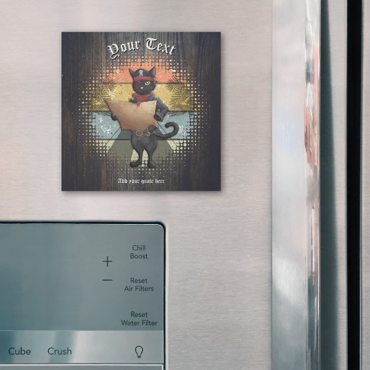 Kat Buccaneer's Sunset Quest Magnetische Kaart