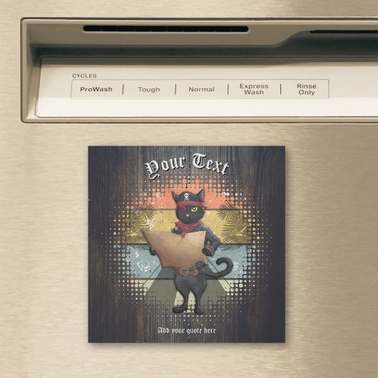 Kat Buccaneer's Sunset Quest Magnetische Kaart