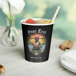 Kat Buccaneer's Sunset Quest Papieren Bekers