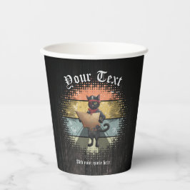 Kat Buccaneer's Sunset Quest Papieren Bekers