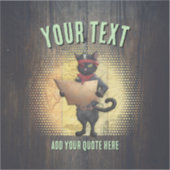 Kat Buccaneer's Sunset Quest Vinyl Sticker (Voorkant)