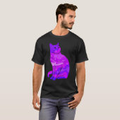 Kat buitenste ruimte Kat universum T-shirt (Voorkant volledig)