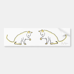 Kat-Bumpersticker Bumpersticker