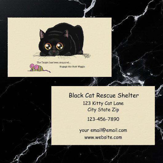 Kat Butt -Wiggle Rescue Shelter Visitekaartje
