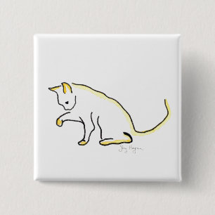 Kat-Button Vierkante Button 5,1 Cm