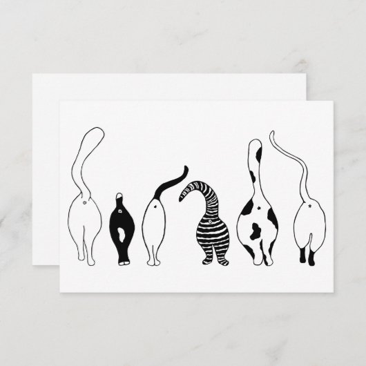 Kat Butts Bedankkaart (Voorkant / Achterkant)