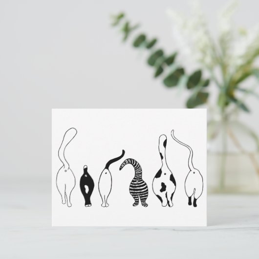 Kat Butts Briefkaart (Staand voorkant)