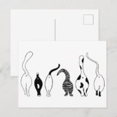 Kat Butts Briefkaart (Voorkant / Achterkant)