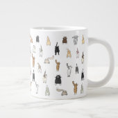 Kat Butts, Crazy Cat Lady, Kitten Butts, Funny Cat Grote Koffiekop (Rechts)