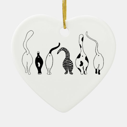 Kat Butts Keramisch Ornament (Voorkant)