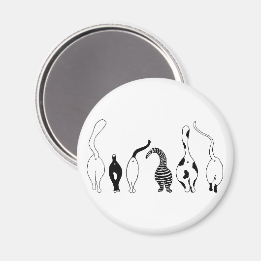 Kat Butts Magneet (Voorkant / Achterkant)