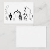 Kat Butts Notitiekaartje (Voorkant / Achterkant)