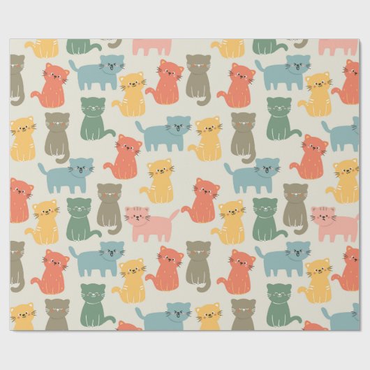 Kat Cadeaupapier (Vlak)