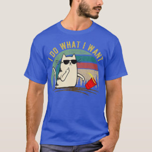 Kat cadeaus voor kattenliefhebbers 2022, ik doe wa t-shirt