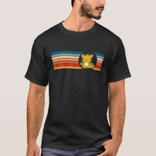 Kat Calmcat Yoga Dierenpositie Vintage Frequentie T-shirt